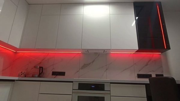 адресная подсветка на кухне