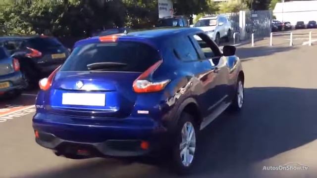 NISSAN JUKE ACENTA PREMIUM DIG-T BLUE 2015 смотреть онлайн