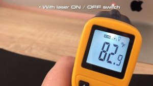 DT - 550 Handheld Digital Infrared Thermometer Preview Test