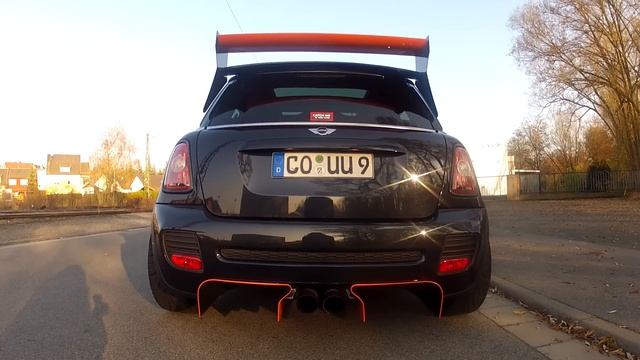 Sound Test GoPro Hero 2 HD MINI JCW R56 Exhaust sound смотреть онлайн