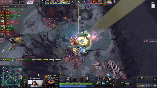 Dota2 - 9 Pandas vs PSG.LGD - Game 2 - DreamLeague Season 20 - Group Stage 2 смотреть онлайн
