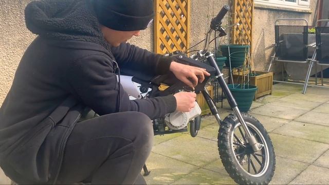 I Bought Rich A New Engine! - 49cc Mini Moto Dirtbike