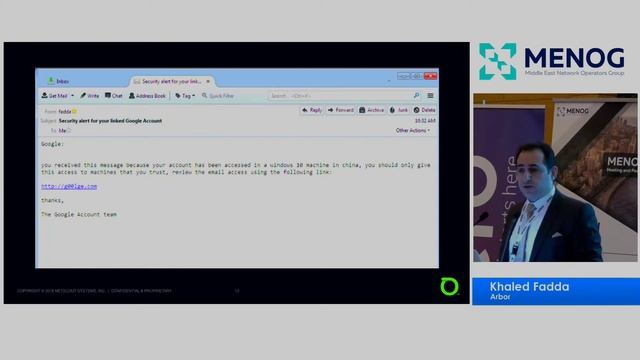 MENOG 19 - Network Protection Using IOC Reputational Blocking - Khaled Fadda смотреть онлайн