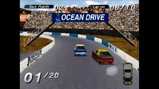 Destruction Derby #02-Ocean Drive/Gameplay/PS One/Play Station Classic Mini/Retro Games смотреть онлайн