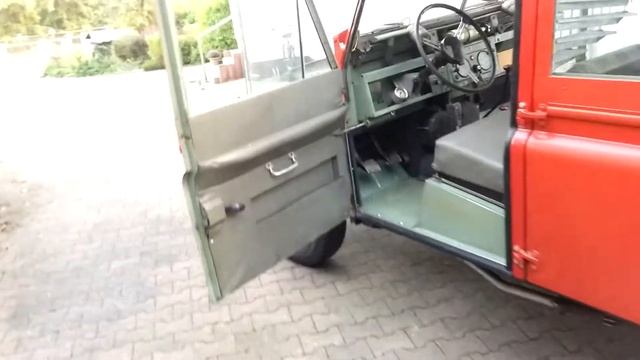 Land Rover Serie II 109 LWB 1958 firetruck смотреть онлайн