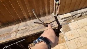 Бетонное основание под откатные ворота