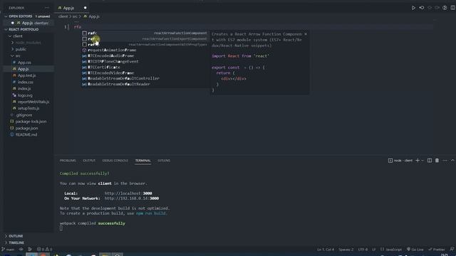 React webportfolio Установка Bootstrap #1 смотреть онлайн
