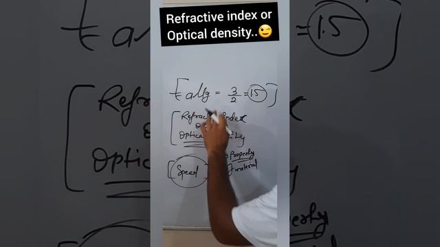 Refractive index or Optical density..🙃/ Class 10th смотреть онлайн