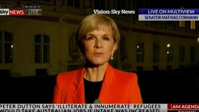 They took our jobs: Julie Bishop says Peter Dutton was making a self-evident point смотреть онлайн