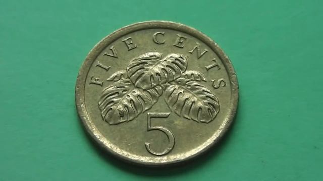 The 5 Cent coin of the Singapore Dollar in HD смотреть онлайн