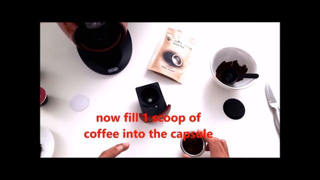 Reusable capsule for Dolce Gusto with transparent foil смотреть онлайн