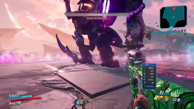 Borderlands 3 - Boom Sickle Moze vs. Tyreen the Destroyer смотреть онлайн