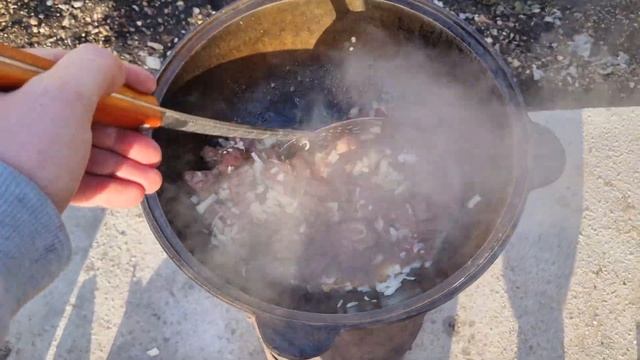 Пальчики оближешь!!! Плов из конины в казане! смотреть онлайн