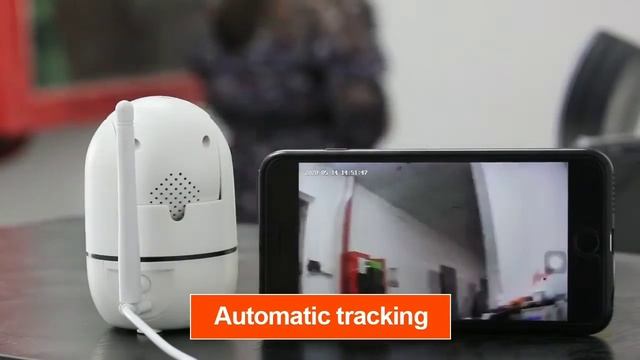 Smart Surveillance Camera Automatic Tracking Smart Home Security Indoor WiFi Wireless Baby Monitor смотреть онлайн
