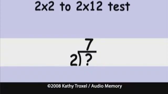 2x2 to 2x12 Practice as Division смотреть онлайн