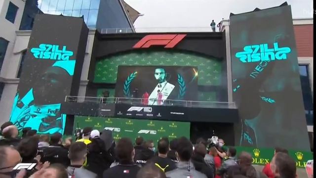 Turkish Grand Prix Podium Celebration смотреть онлайн