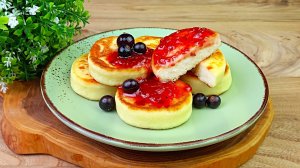 Сырники из творога на сковороде. Пышные и нежные