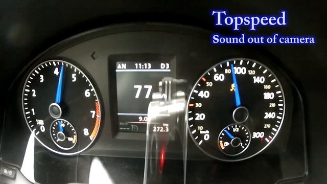 VW Scirocco R 2.0 TSI DSG Sound 0-100 Acceleration Topspeed
