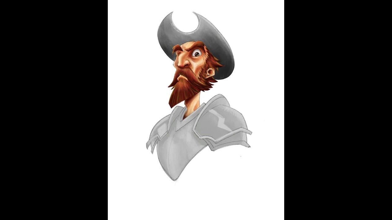iPad Pro + Procreate Speed Paint | "EL Quijote" | Denis Espinoza смотреть онлайн