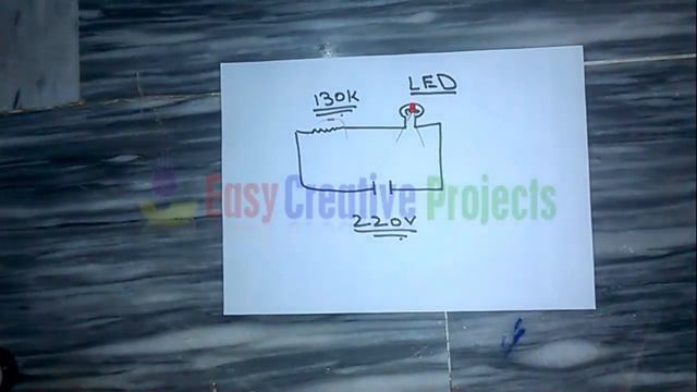 How to run simple LED on 220v - Easy step by step with circuit diagram смотреть онлайн