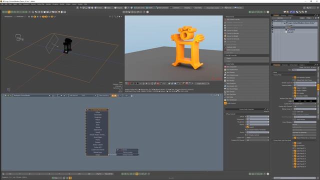 Modo _ Octane Render_ Contact Shadow using Black Layer Shadows AOV смотреть онлайн