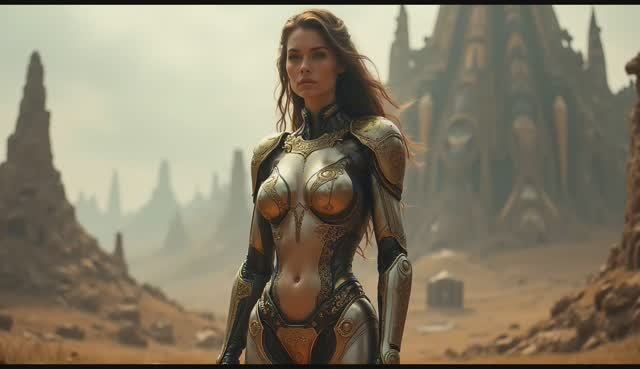 Девушки AI-футуризм