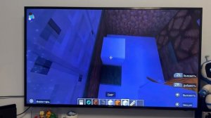 Игра в Minecraft на Nintendoo