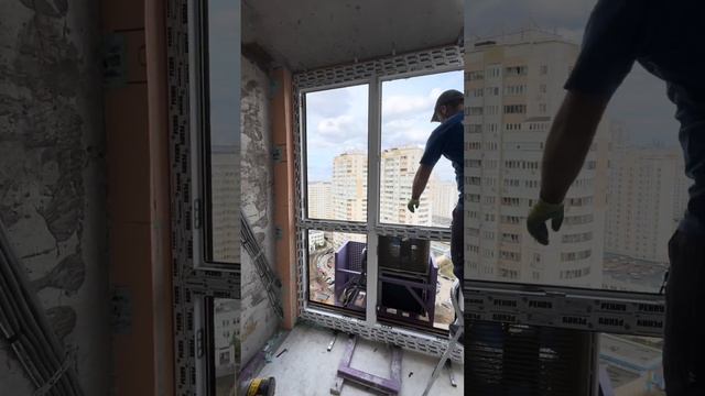 #жксколковский ТЕРРИТОРИЯ ОКОН. Видео отзыв заказчика. Панорамное остекление Рехау 2-ым контуром. смотреть онлайн