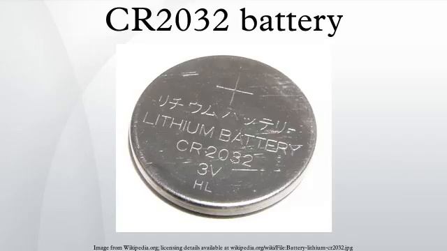 CR2032 battery смотреть онлайн