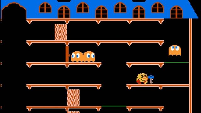 Pac-Mappy | Hack of Mappy [NES] смотреть онлайн