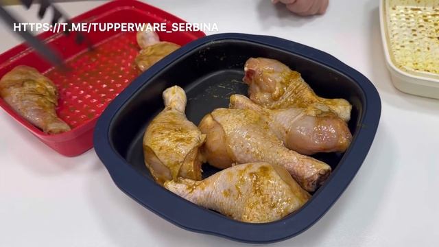 Жарим куриные голени в Микроволновой печи. МикроПроГриль Tupperware смотреть онлайн