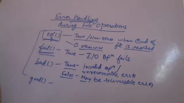 Error Handling during file operations in C++ _eof(), fail(), bad(), good() смотреть онлайн