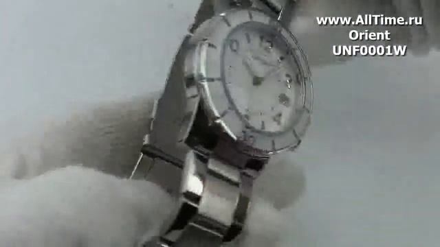 Обзор. Женские японские наручные часы Orient UNF0001W смотреть онлайн