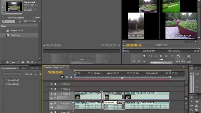 Редактирование Клипов с помощью Slip Tools и Slide Tools в Adobe Premiere смотреть онлайн