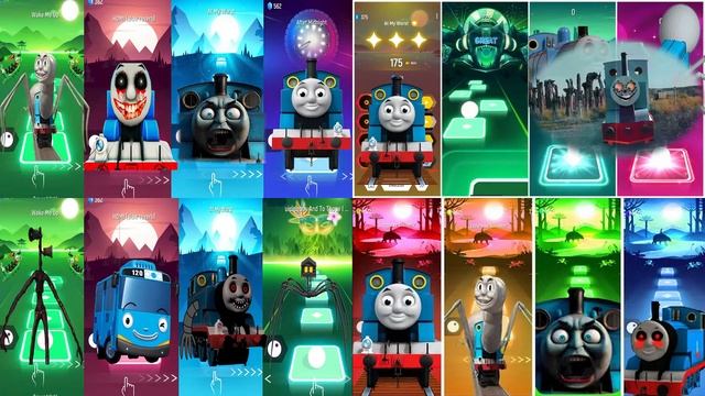 Team Thomas: Train Exe 🆚 Evil Thomas 🆚 Spider Thomas 🆚 Thomas TheTrain