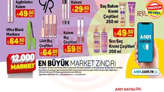 A101 Katalog - 16 Kasım 2023 смотреть онлайн
