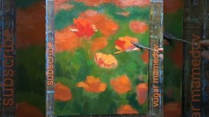 Маки.Живопись маслом