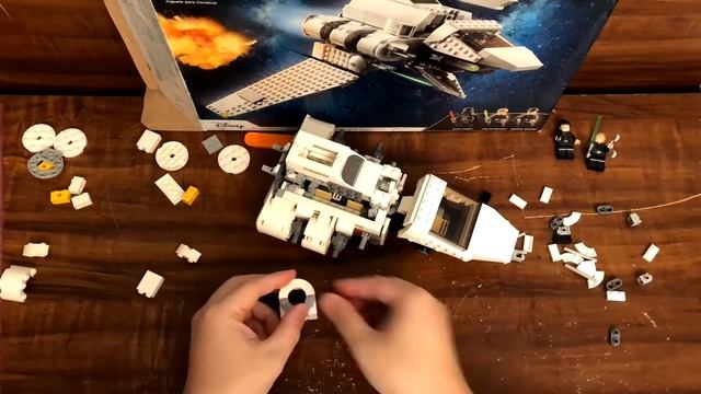 LEGO Star Wars 75302 Imperial Shuttle Time-lapse Speed Build смотреть онлайн
