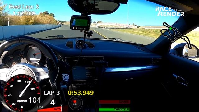Sonoma Raceway 1:52:38 | 991.1 Carrera S смотреть онлайн