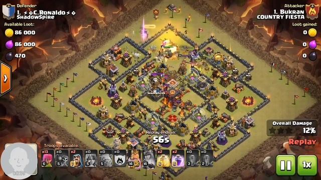 Clash of clans : th10 Govalk clan war смотреть онлайн