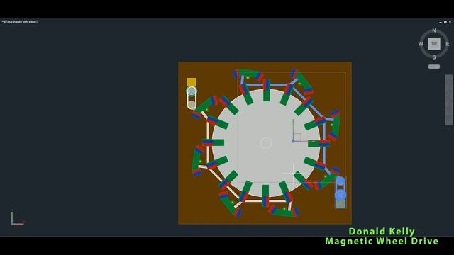 Free Energy Generator, DONALD KELLY Magnetic Wheel Drive смотреть онлайн