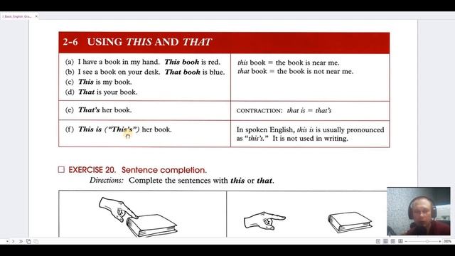 Грамматика по-американски для начинающих.#22. Указательные местоимения this и that. смотреть онлайн