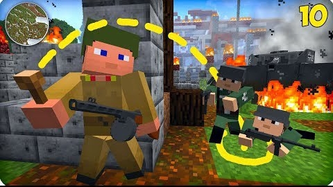 Вторая Мировая Война #10 Call Of Dute в МАЙНКРАФТ!