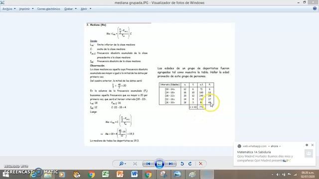 mediana en datos agrupados смотреть онлайн