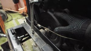 Подгонка снегоуборщика,изготовление цепей и поправил сцепление на самодельном тракторе