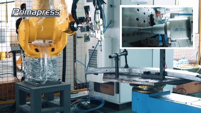 Metal parts automatic 3D Robotic fiber laser cutting machine robot laser cutter machine смотреть онлайн