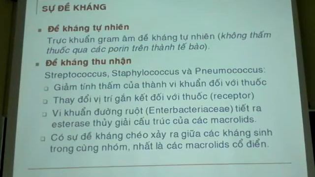 Kháng sinh họ Macrolid 1 -GS Lê Minh Trí-Đại Học Y Dược TP. Hồ Chí Minh смотреть онлайн