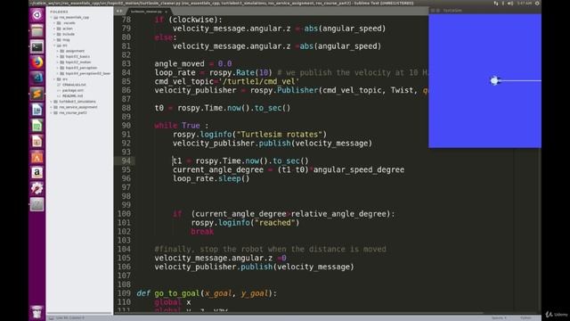 11.8. Assignment Solution Rotation Motion in ROS (Python) смотреть онлайн