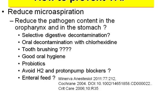12 Ventilator associated pneumonia Anders LARSSON Turin2011