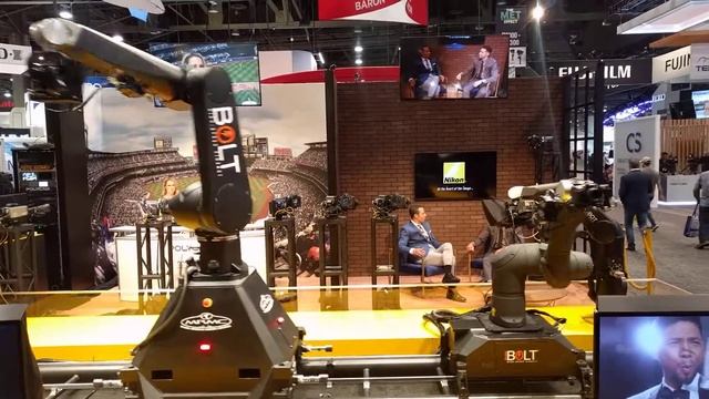 High Speed CineBot Bolt Robot Video Camera - NAB MET Show смотреть онлайн